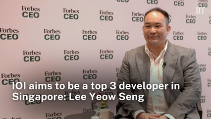 IOI aims to be a top 3 developer in Singapore: Lee Yeow Seng