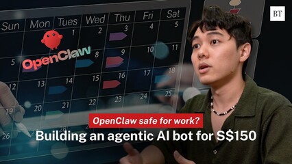 He built an AI work bot for S$150 – no coding required