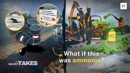 Impact of ammonia spills at sea as Singapore shifts to clean energy