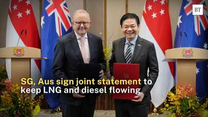 SG, Australia sign statement to keep LNG and diesel flowing