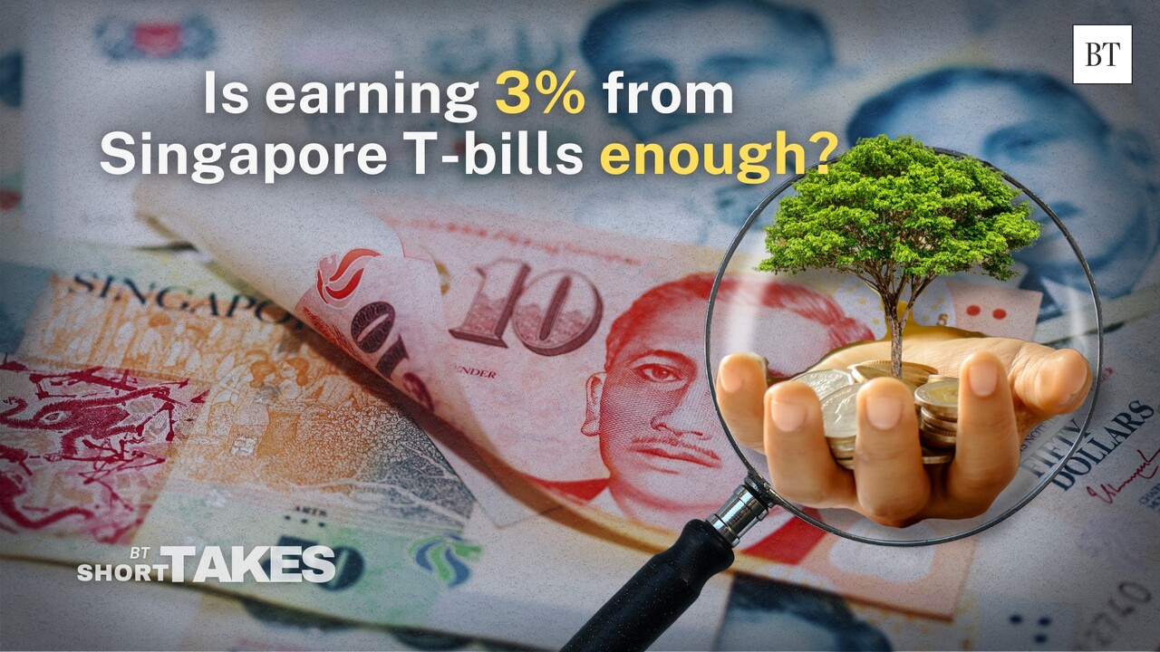 Is earning 3% from Singapore T-bills enough?
