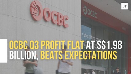 OCBC Q3 profit flat at S$1.98 billion, beats expectations