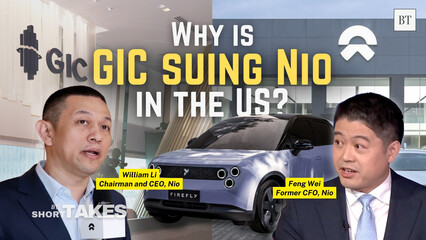Why is GIC suing Nio in the US?