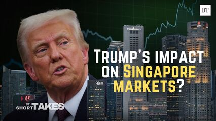 Trump’s reach is creeping into Singapore’s markets