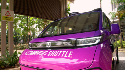 Grab Autonomous Shuttles in Punggol