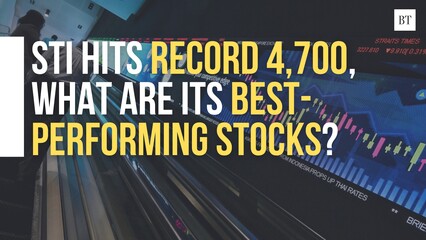 STI hits record 4,700, what are its best-performing stocks?