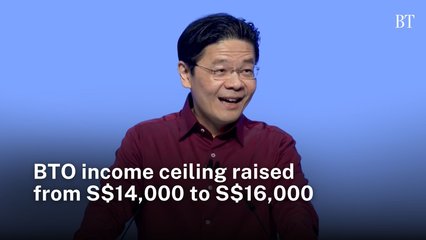 BTO income ceiling raised from S$14,000 to S$16,000: PM Wong
