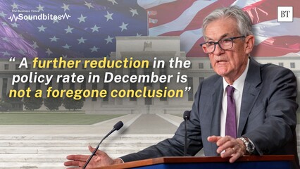 Fed cuts rates again, Dec cut unknown: ‘No risk-free path’ warns Powell