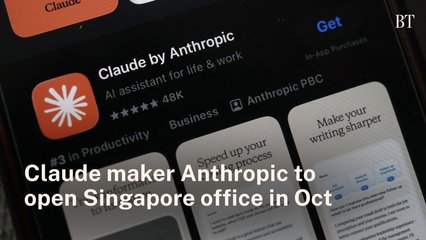 Claude maker Anthropic to open Singapore office in Oct