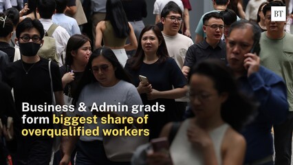 Business & Admin grads form biggest share of overqualified workers