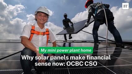 OCBC CSO turns home into a mini power plant with solar