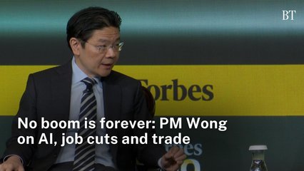 No boom is forever: PM Wong on AI, job cuts and trade