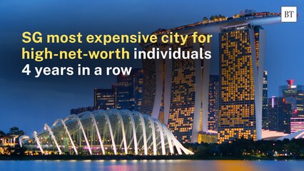 SG most expensive city for high-net-worth individuals 4 years in a row