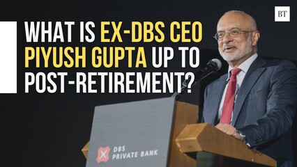 What is ex-DBS CEO Piyush Gupta up to post-retirement?