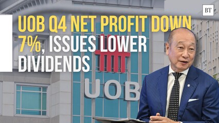 UOB Q4 net profit down 7%, issues lower dividends