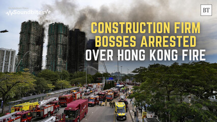 Construction firm bosses arrested over Hong Kong fire