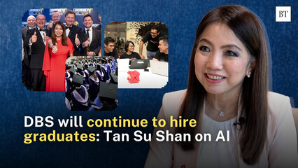 Even a CEO’s job can be replaced by AI: DBS CEO Tan Su Shan