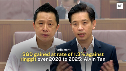 SGD gained at rate of 1.3% against ringgit over 2020 to 2025: Alvin Tan