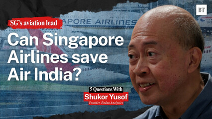 Can SIA save Air India, will Changi T5 cement SG’s aviation lead? | 5 Questions with Shukor Yusof