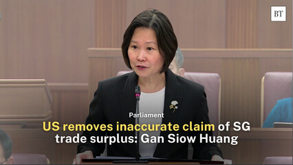 US removes inaccurate claim of SG trade surplus: Gan Siow Huang