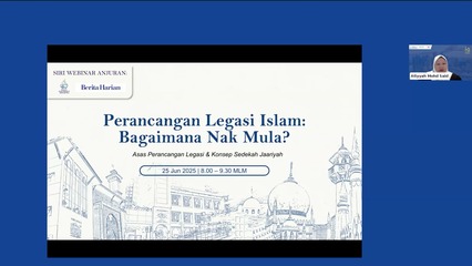 [WEBINAR] Perancangan Legasi Islam: Bagaimana nak mula?