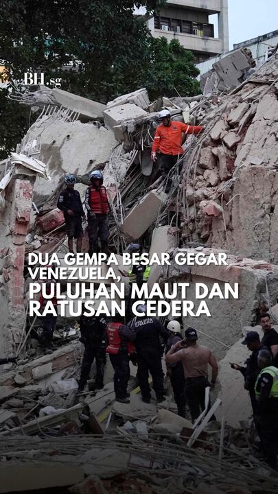 Dua gempa besar gegar Venezuela, puluhan maut dan ratusan cedera