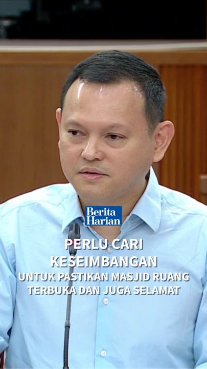 Perlu cari keseimbangan untuk pastikan masjid ruang terbuka dan juga selamat
