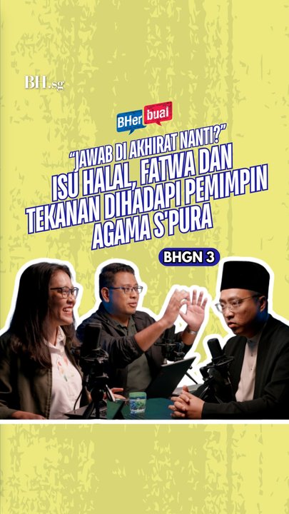 [BHGN 3] “Jawab di akhirat nanti?” Isu halal, fatwa dan tekanan dihadapi pemimpin agama S'pura
