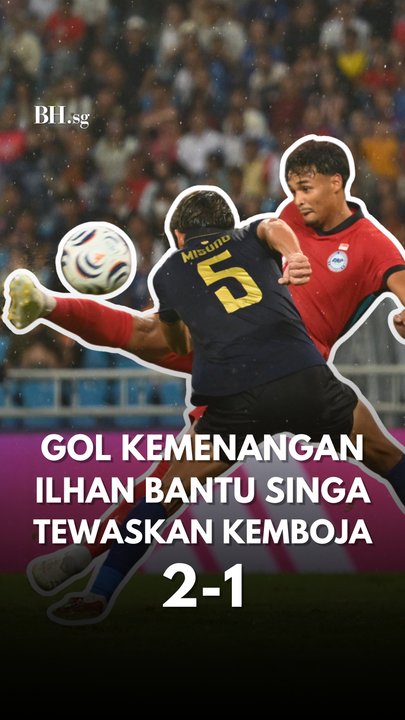 Gol kemenangan Ilhan bantu Singa tewaskan Kemboja 2-1