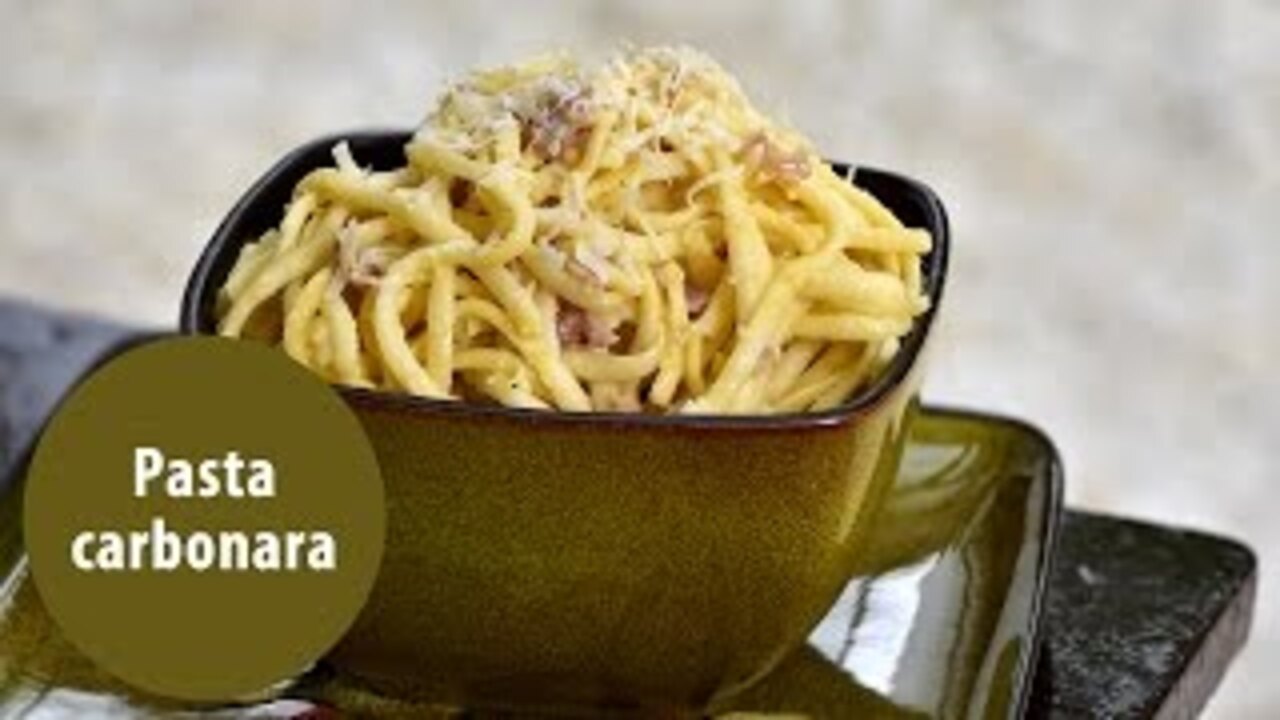 Pasta carbonara / Kids' Cooking