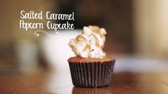 Salted Caramel Popcorn Cupcake by Pooja Dhingra