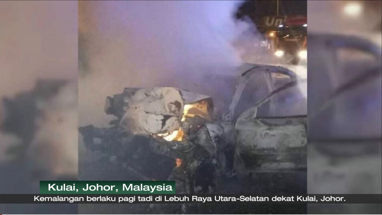 Lelaki Rentung Selepas Kereta Terbakar Dalam Nahas Di Kulai Berita Mediacorp