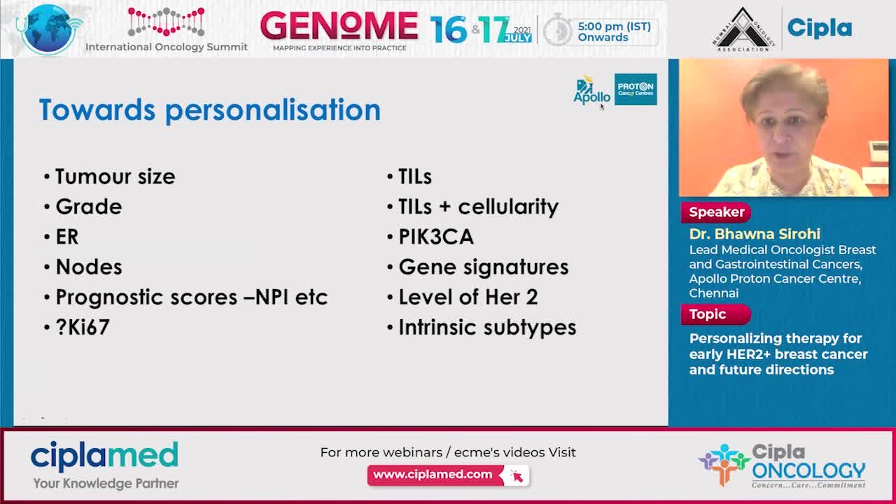 Personalizing Therapy for Early HER2+ Breast Cancer and Future Directions Image
